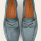 Penny loafers van suède | Blauw