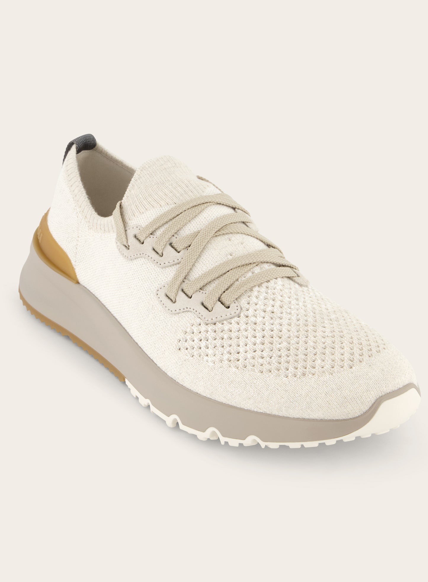 Knitted low-top sneakers | L.BEIGE