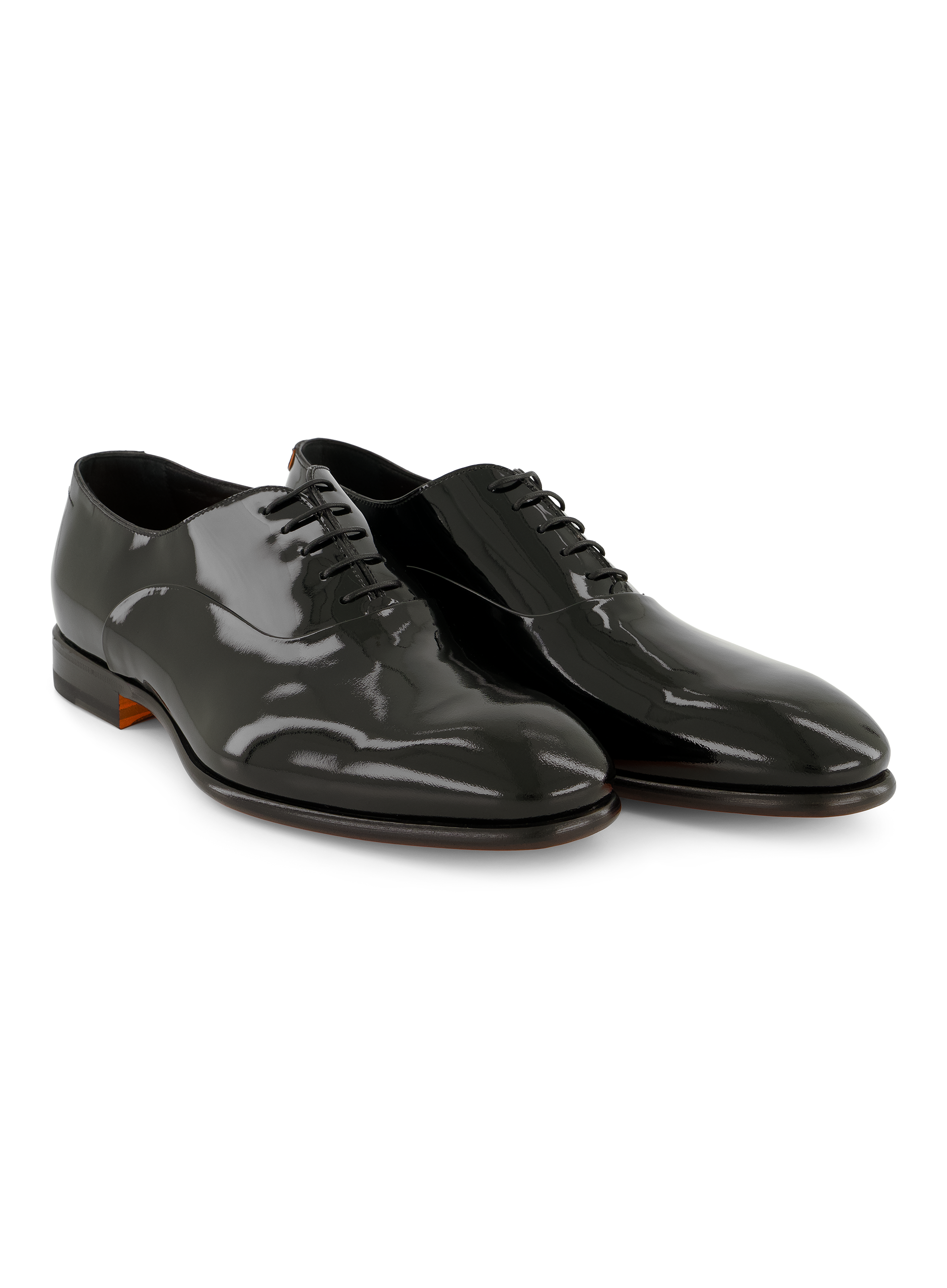 Veterschoenen van leer | Zwart