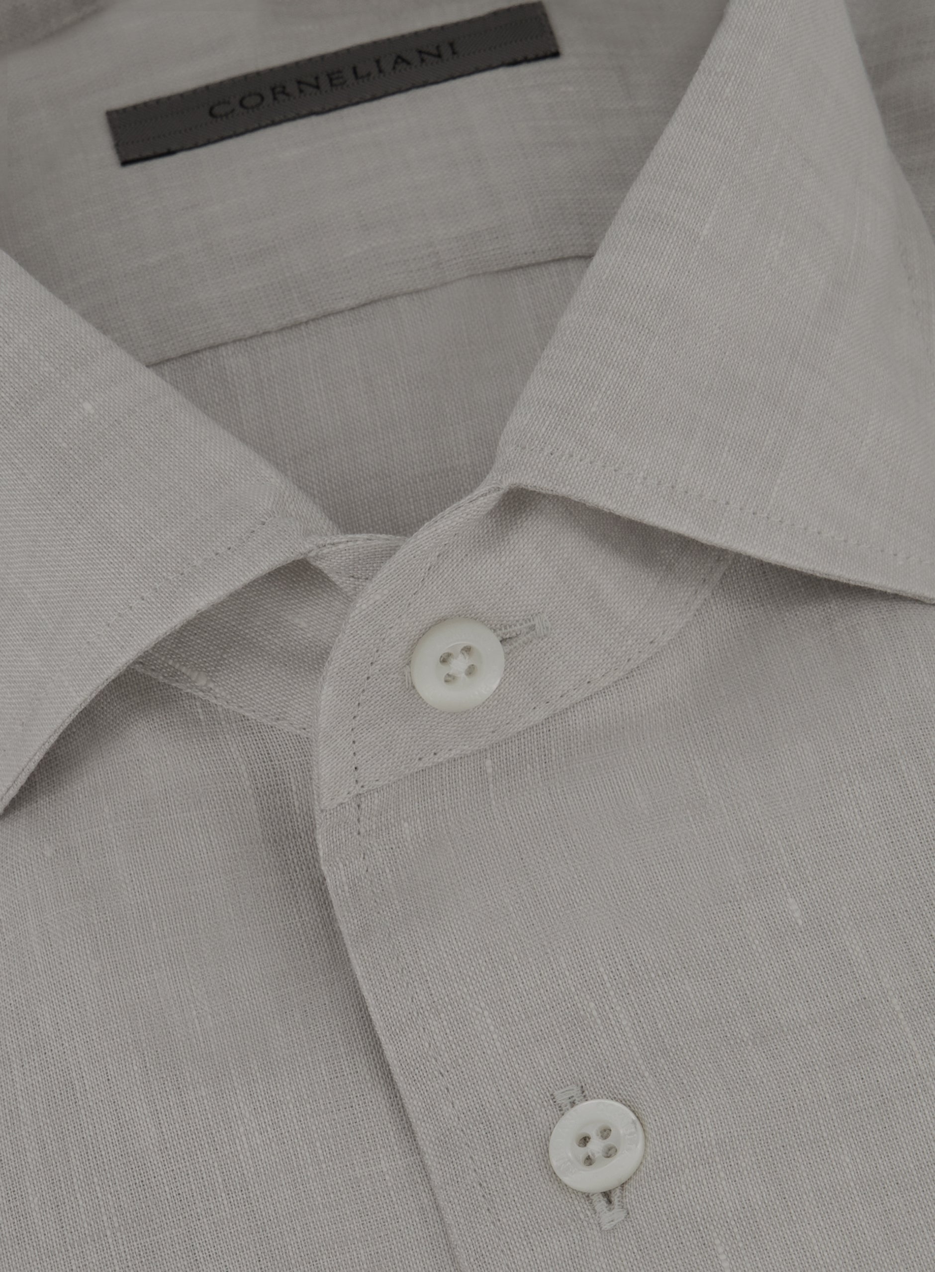 Shirt van linnen | FULL_WIDTH | Beige