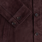 MEX overshirt van suède | DARK BORDEAUX