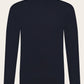 Derby coltrui van cashmere en zijde | BLUE NAVY