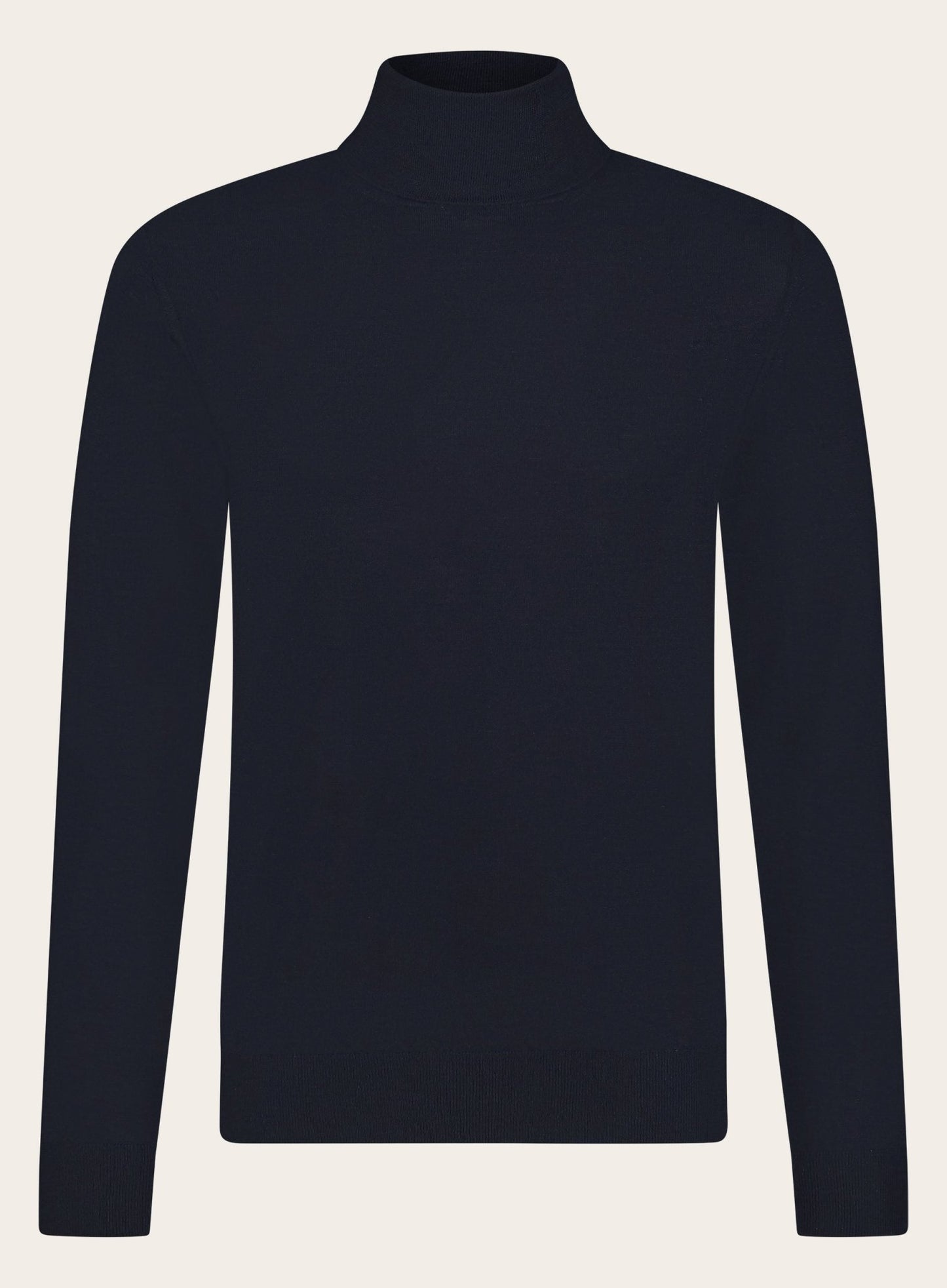 Derby coltrui van cashmere en zijde | BLUE NAVY