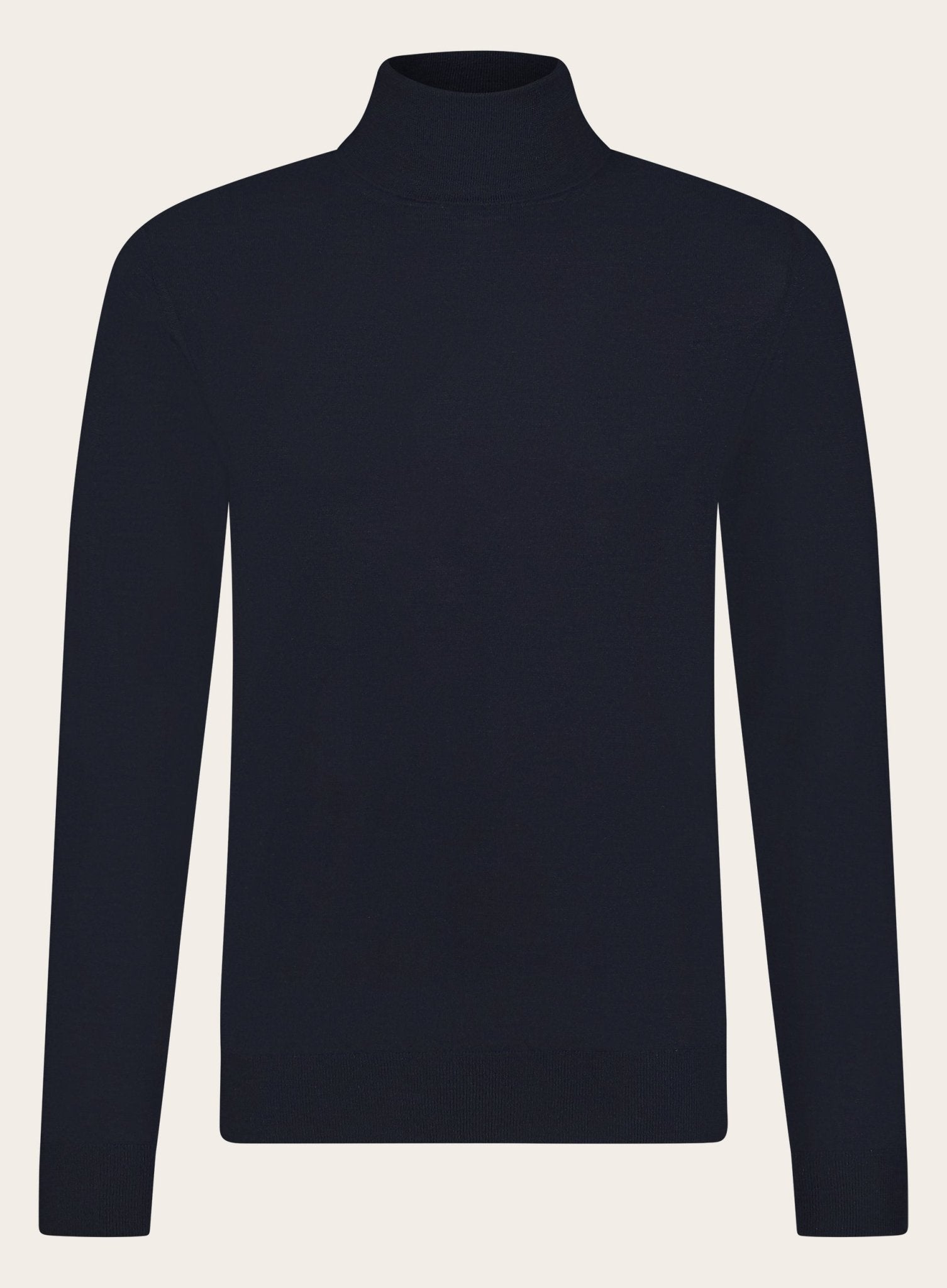 Derby coltrui van cashmere en zijde | BLUE NAVY