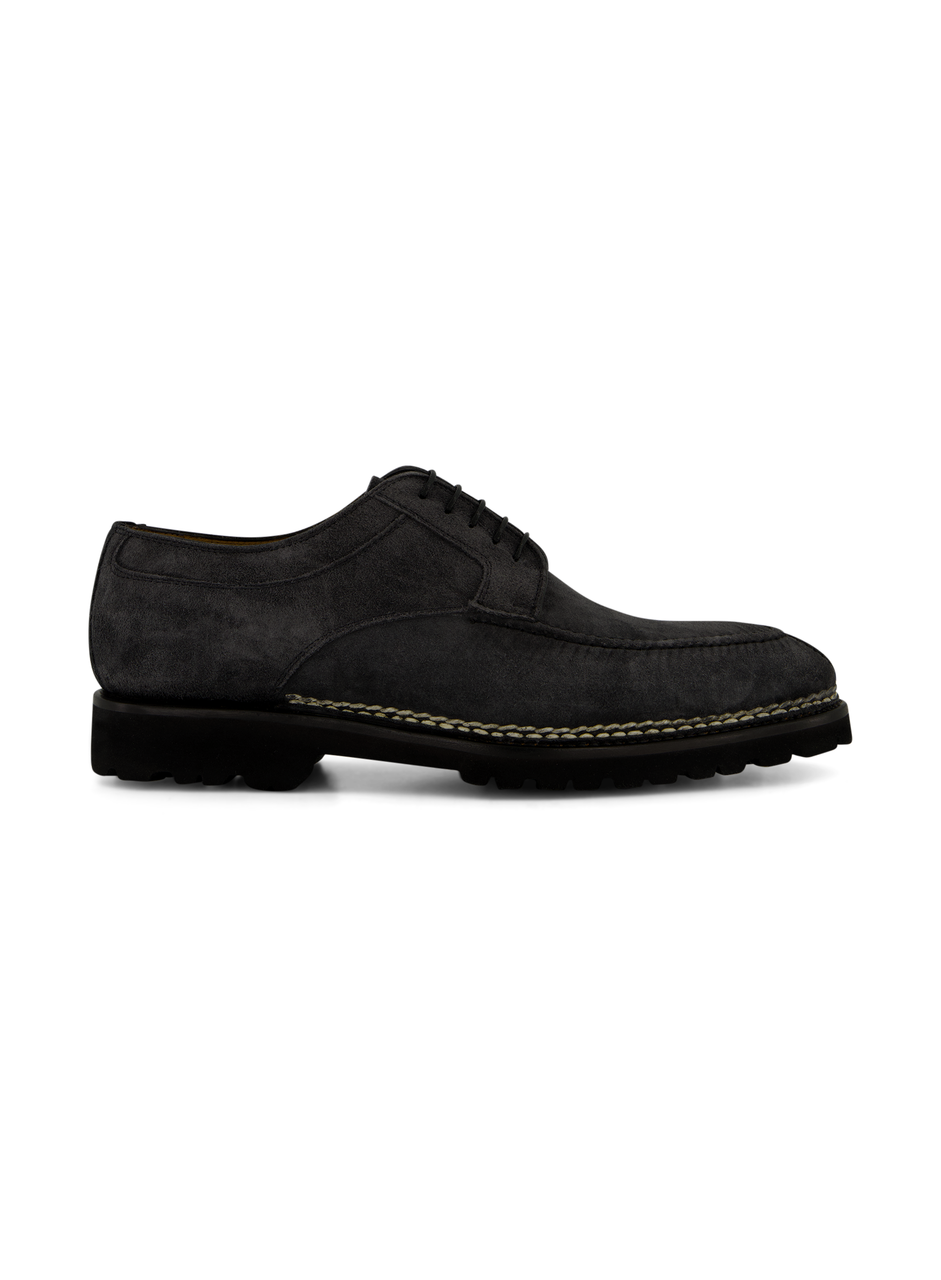 Veterschoenen van suède | D.Grijs