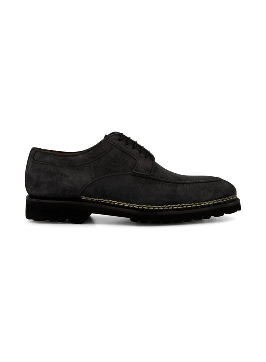 Veterschoenen van suède | D.Grijs