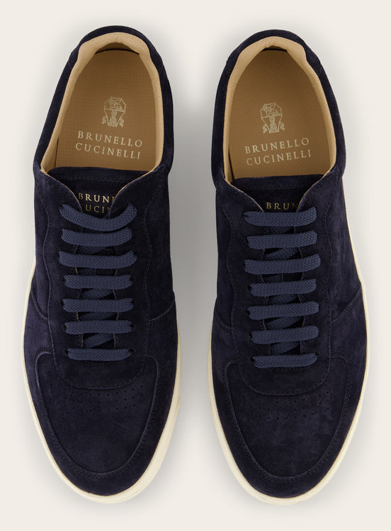 Sneakers van suède | BLUE NAVY