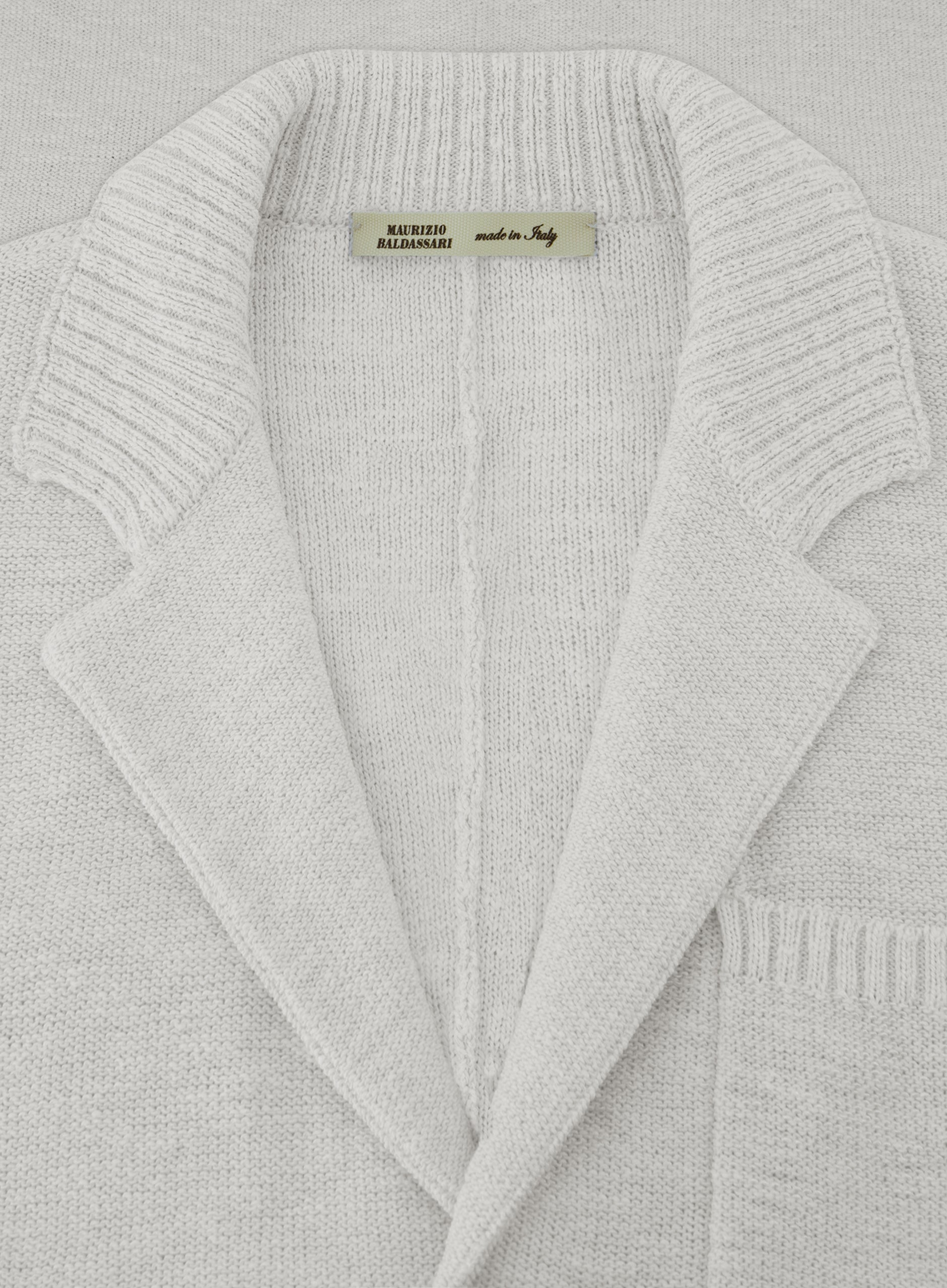 Knitted jasje van katoen | FULL_WIDTH | ROOM-WIT