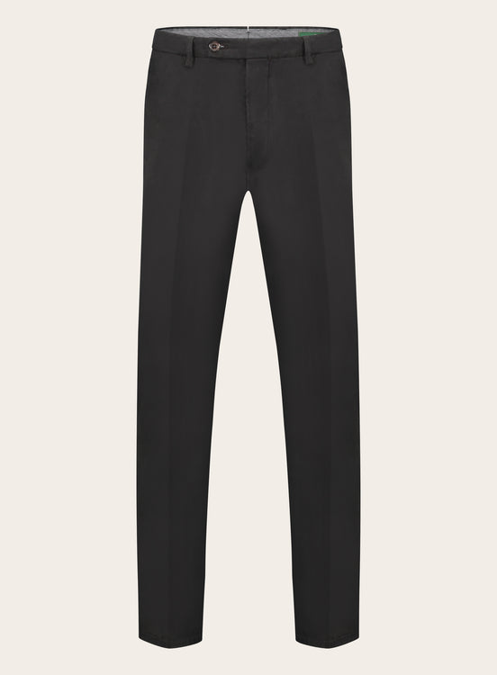 Slim-fit pantalon | Zwart