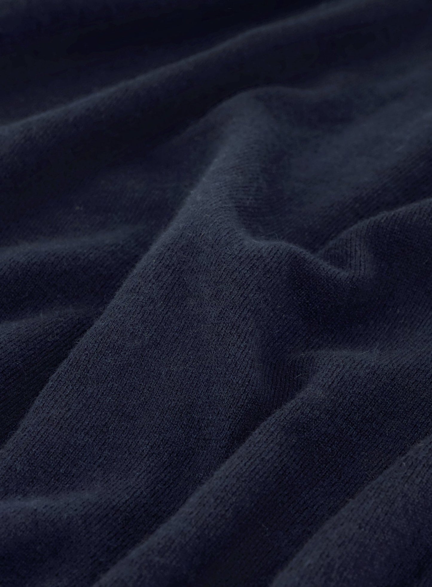 Ritsvest van cashmere | BLUE NAVY