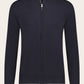Ritsvest van wol en cashmere | BLUE NAVY