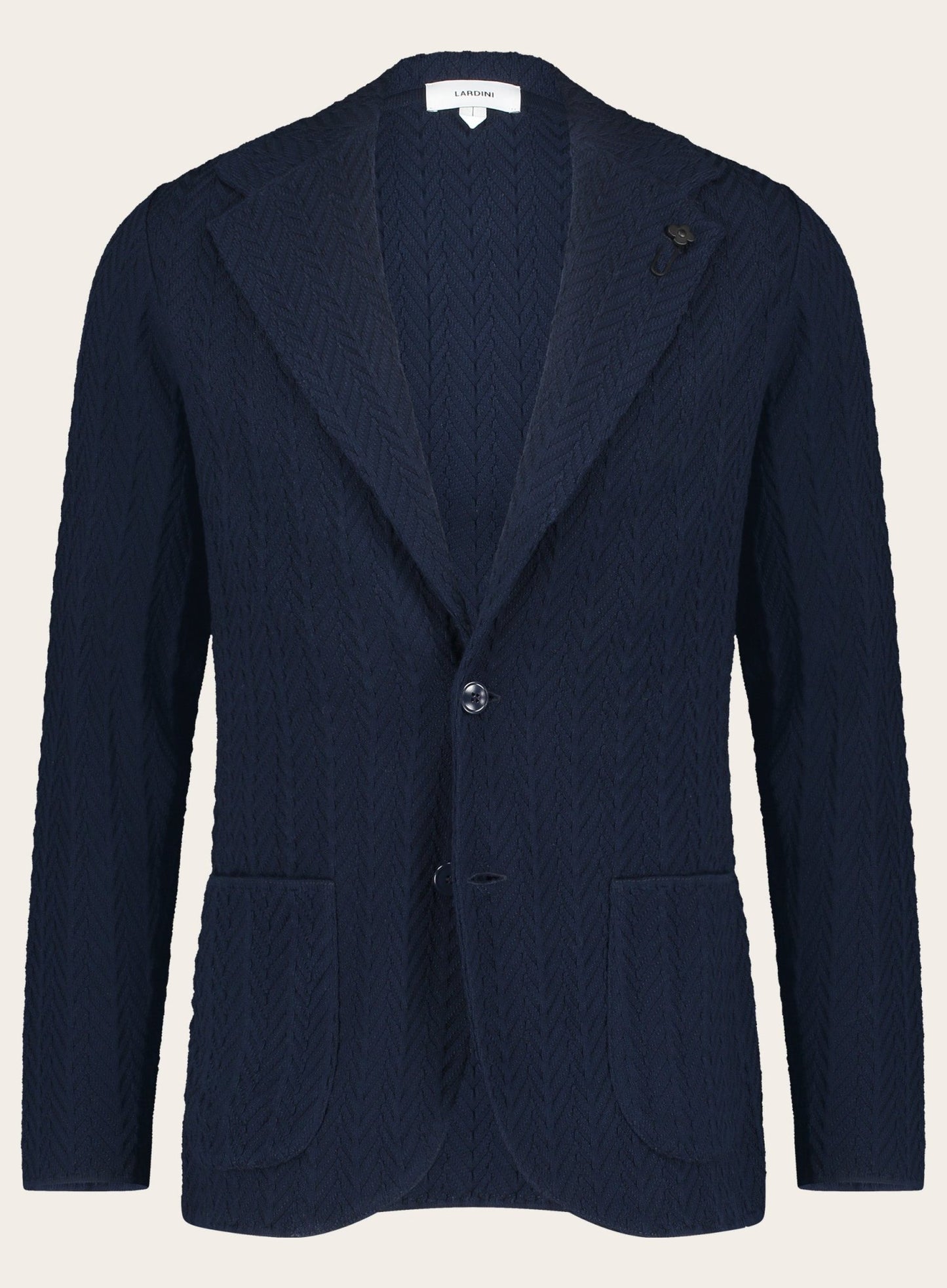 Knitted jasje van katoen | BLUE NAVY