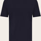 T-shirt van cashmere en zijde | BLUE NAVY