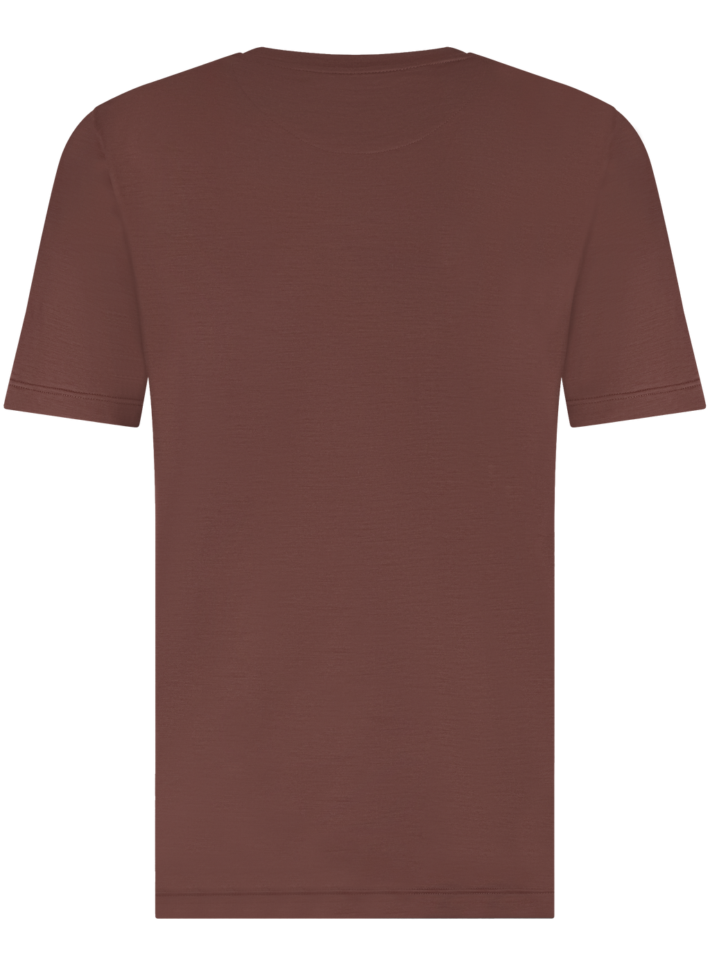 T-shirt van wol | Bordeaux