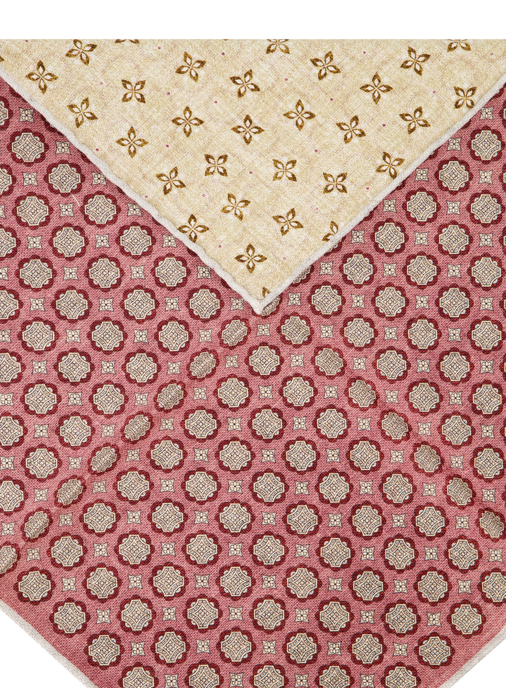 Pochet met print van zijde | FULL_WIDTH | ROZE