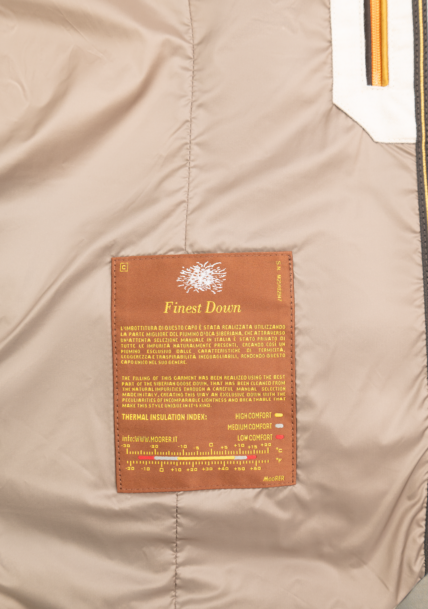 Gewatteerde jas | FULL_WIDTH | Beige