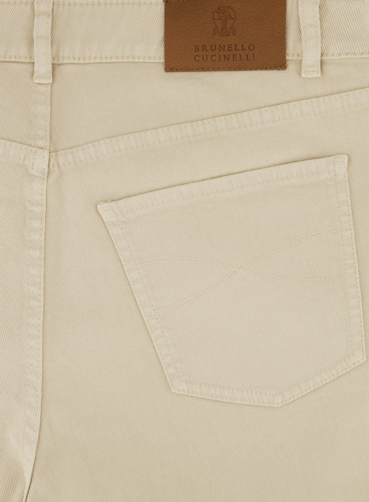 5-pocket jeans | Beige