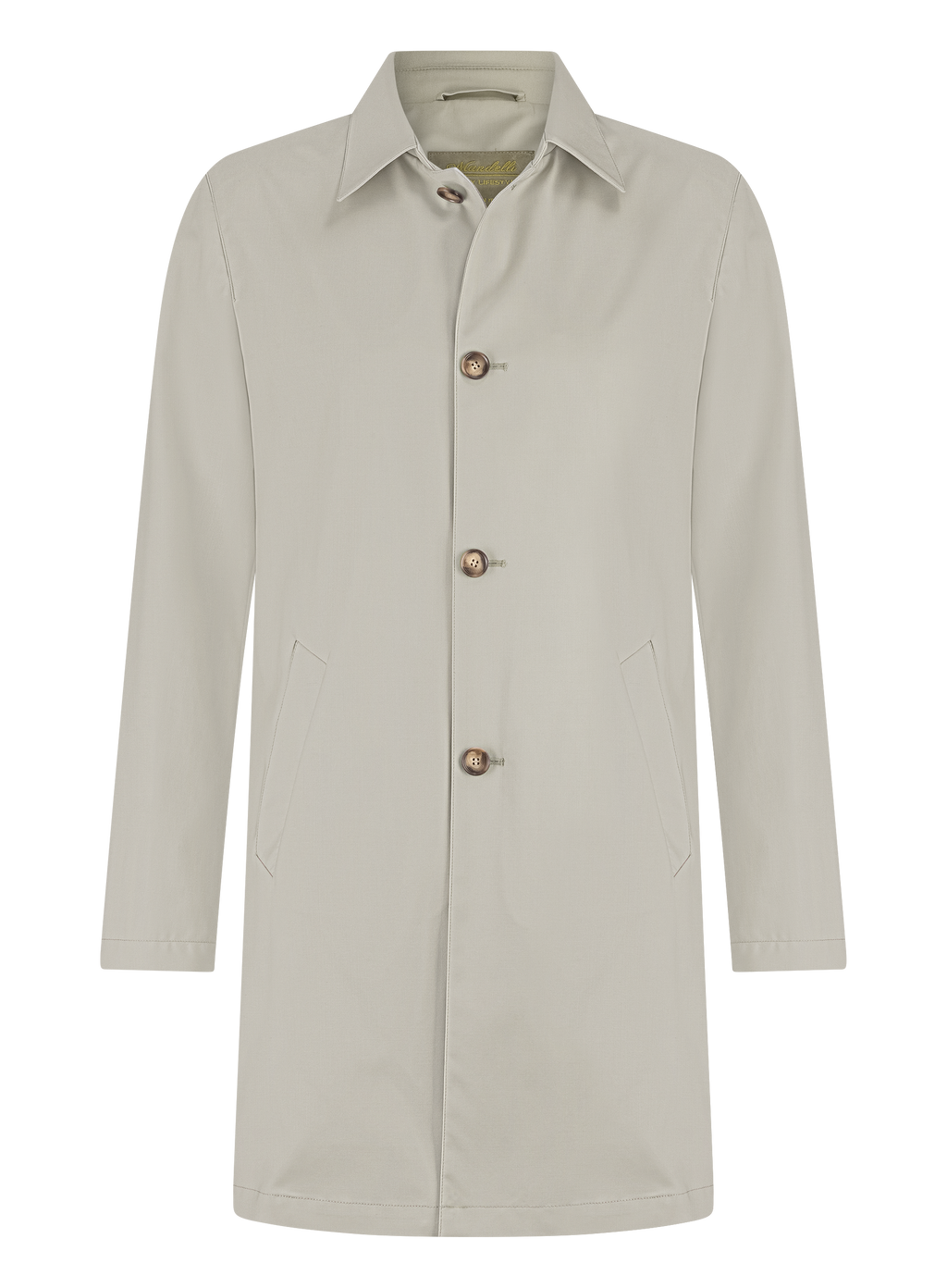 Mantel van wol | Beige 