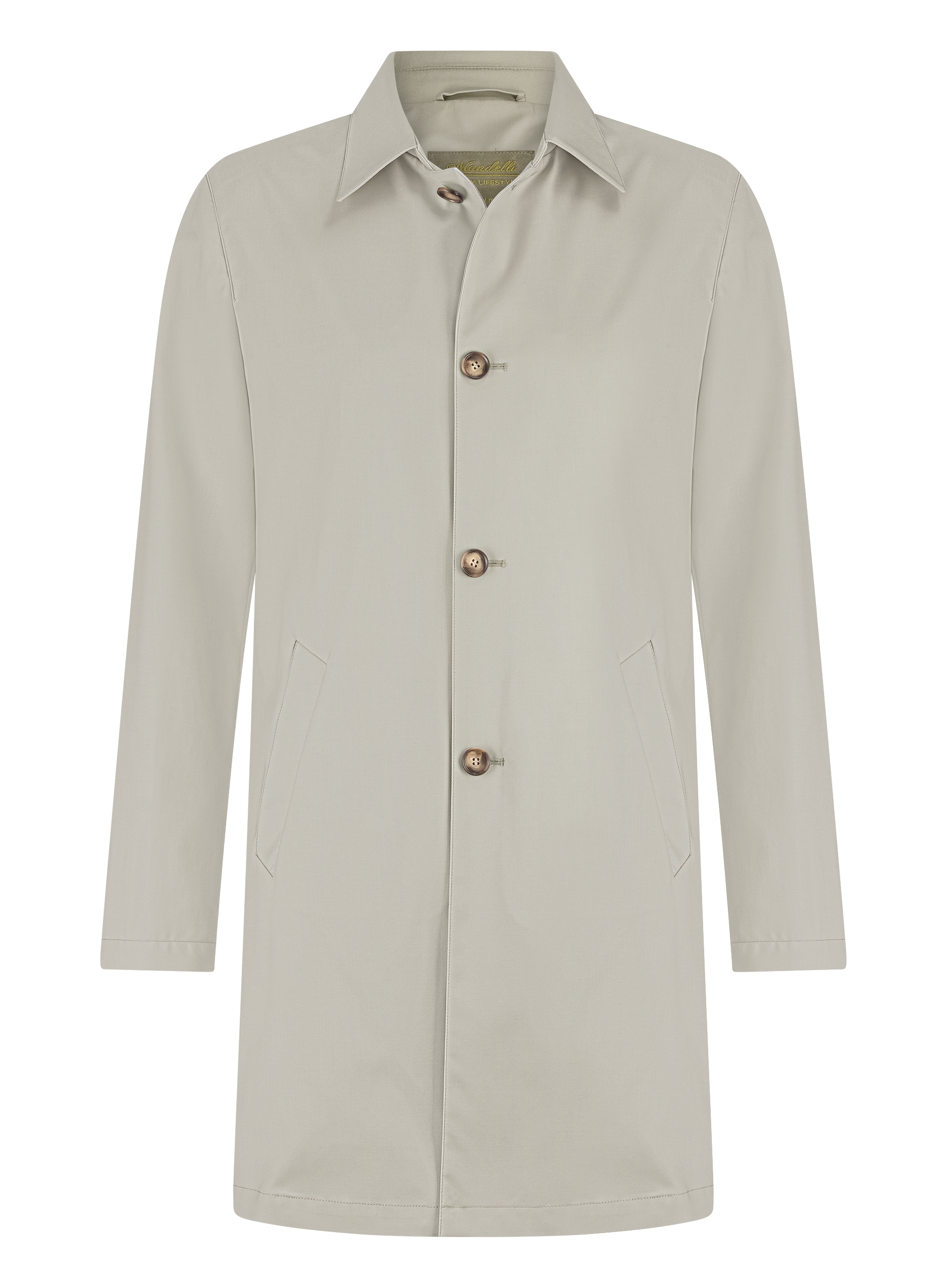 Mantel van wol | Beige 