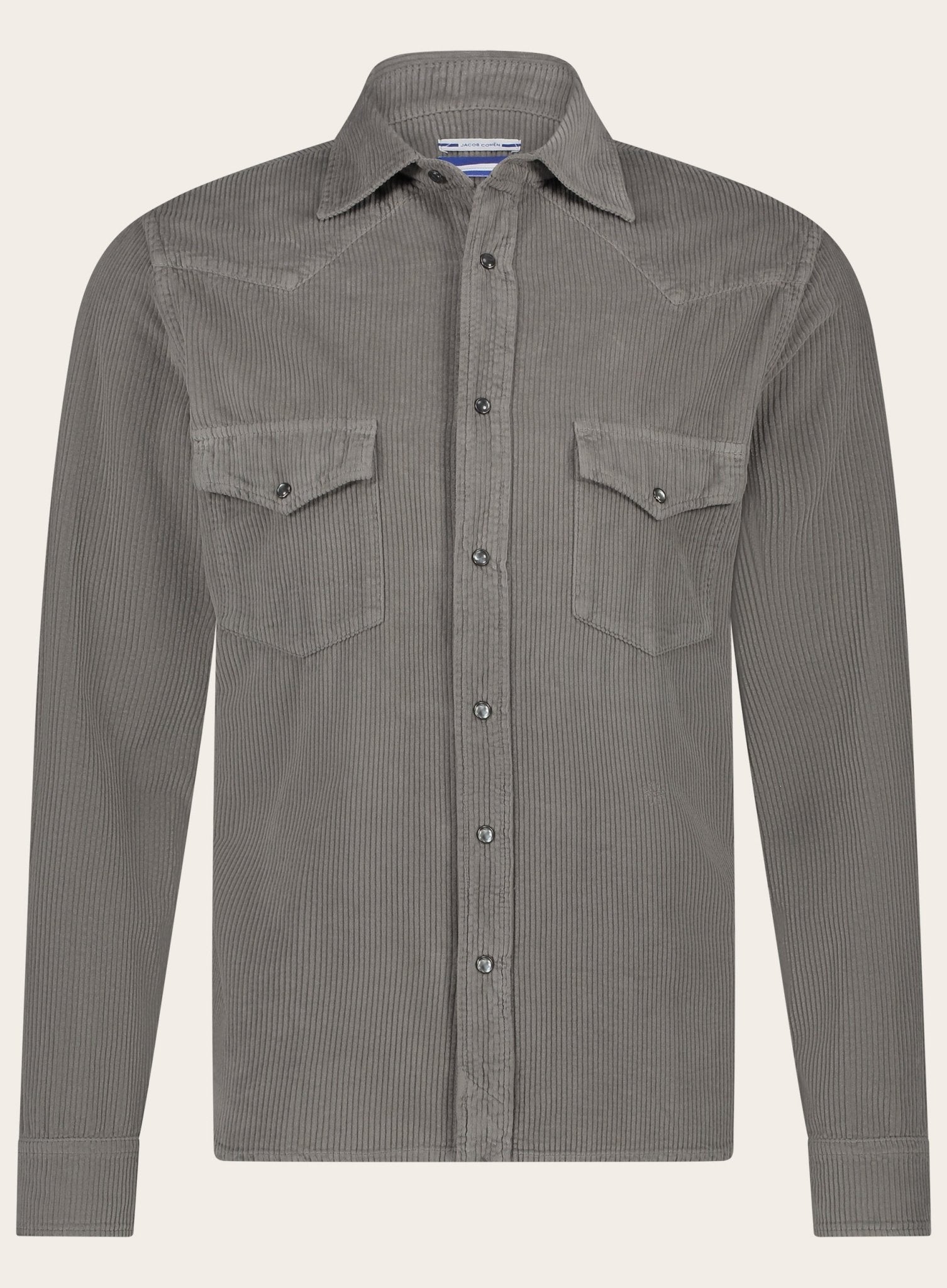 Corduroy overshirt van katoen | TAUPE