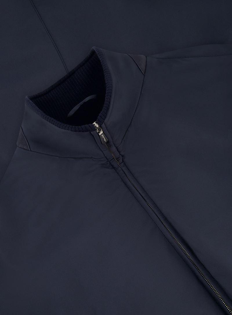 Water-repellent cashmere jacket