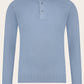 Lange mouwen polo van wol | L.Blauw