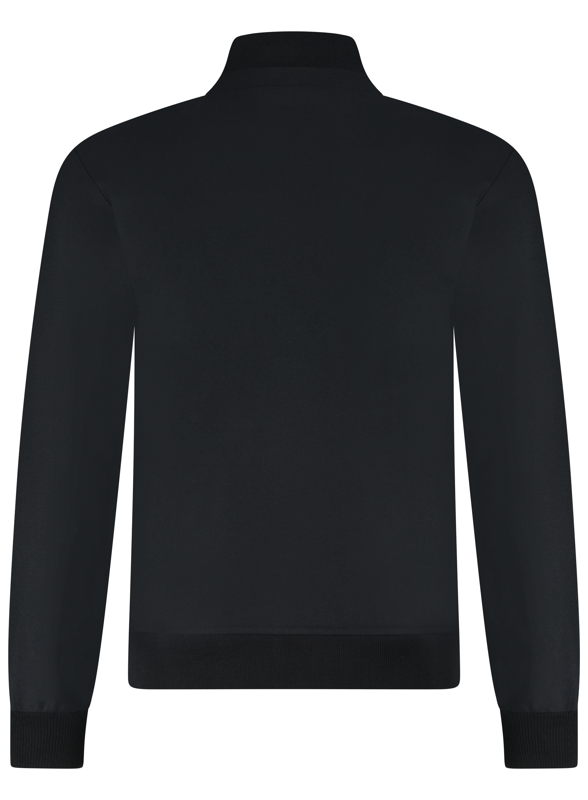 Ritsvest van wol en cashmere | Zwart