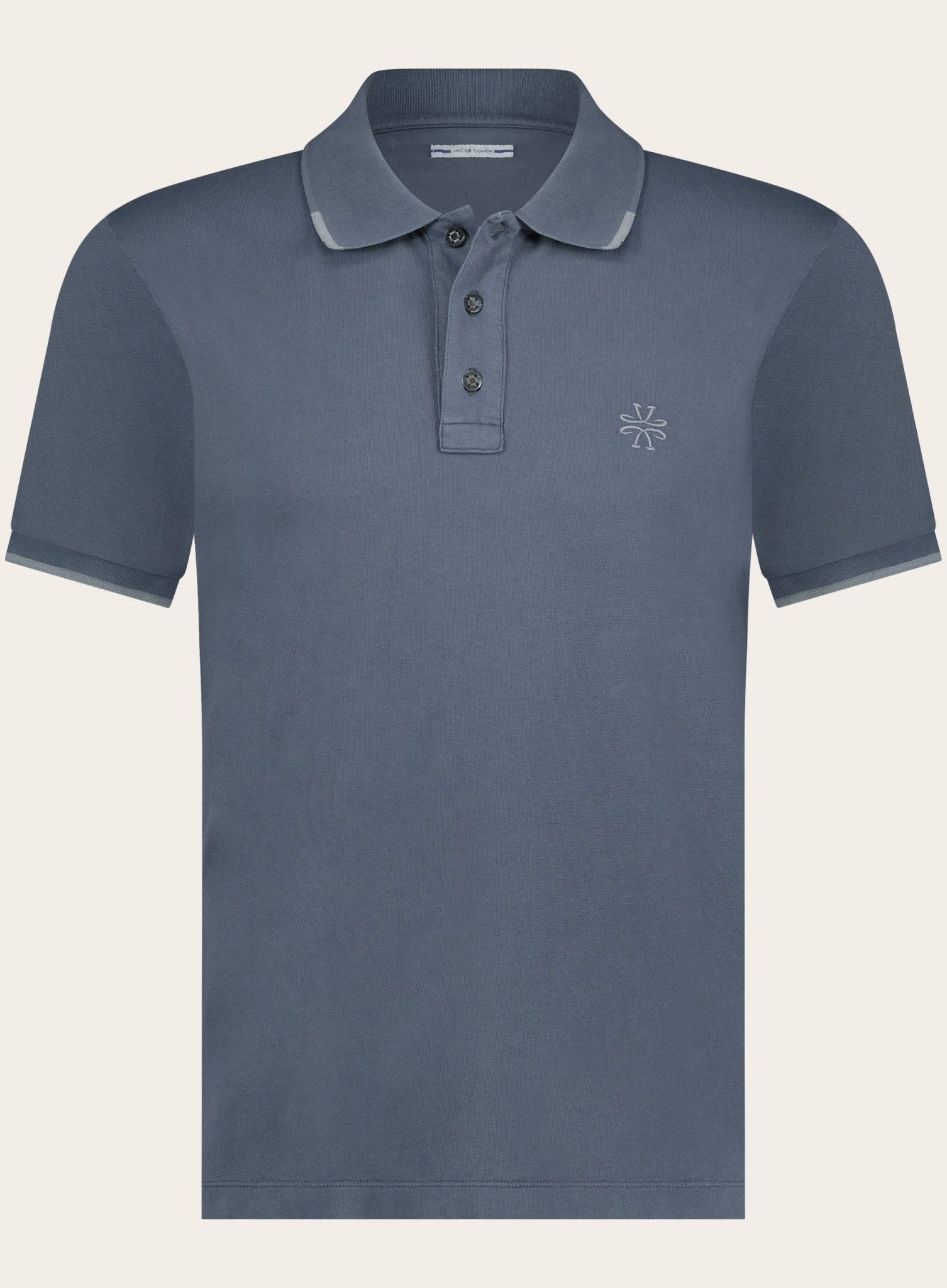 Regular-fit piqué polo | Grijs