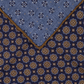 Pochet met print van zijde | FULL_WIDTH | Blauw