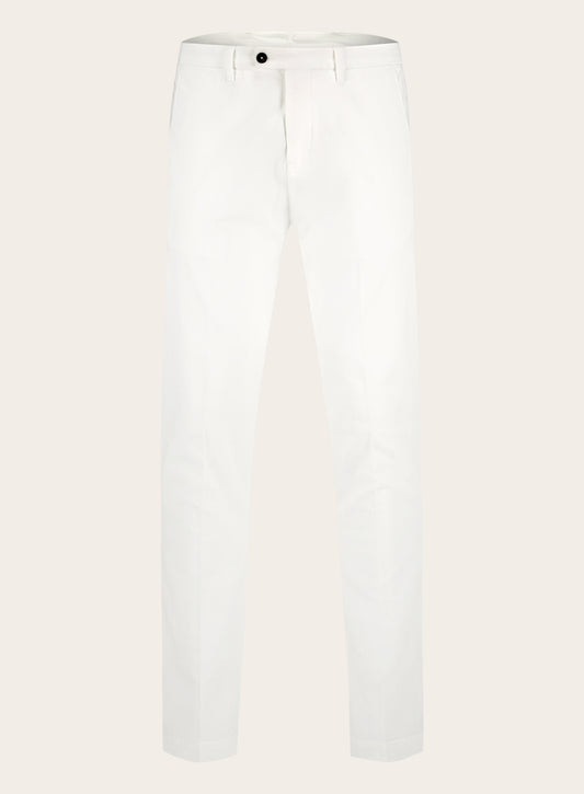 Chino van katoen | Wit