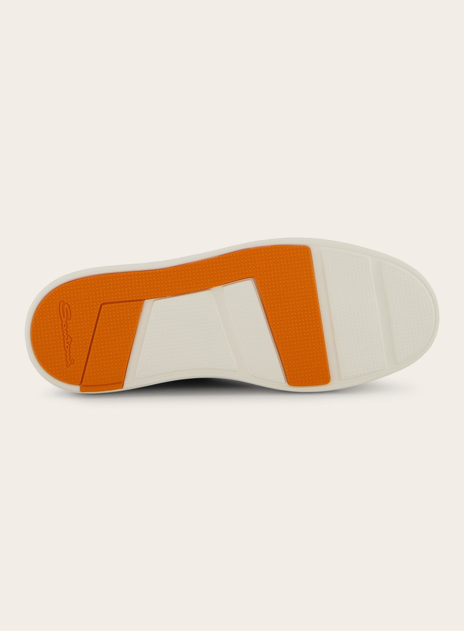 Clean icon sneakers van leer | TAUPE