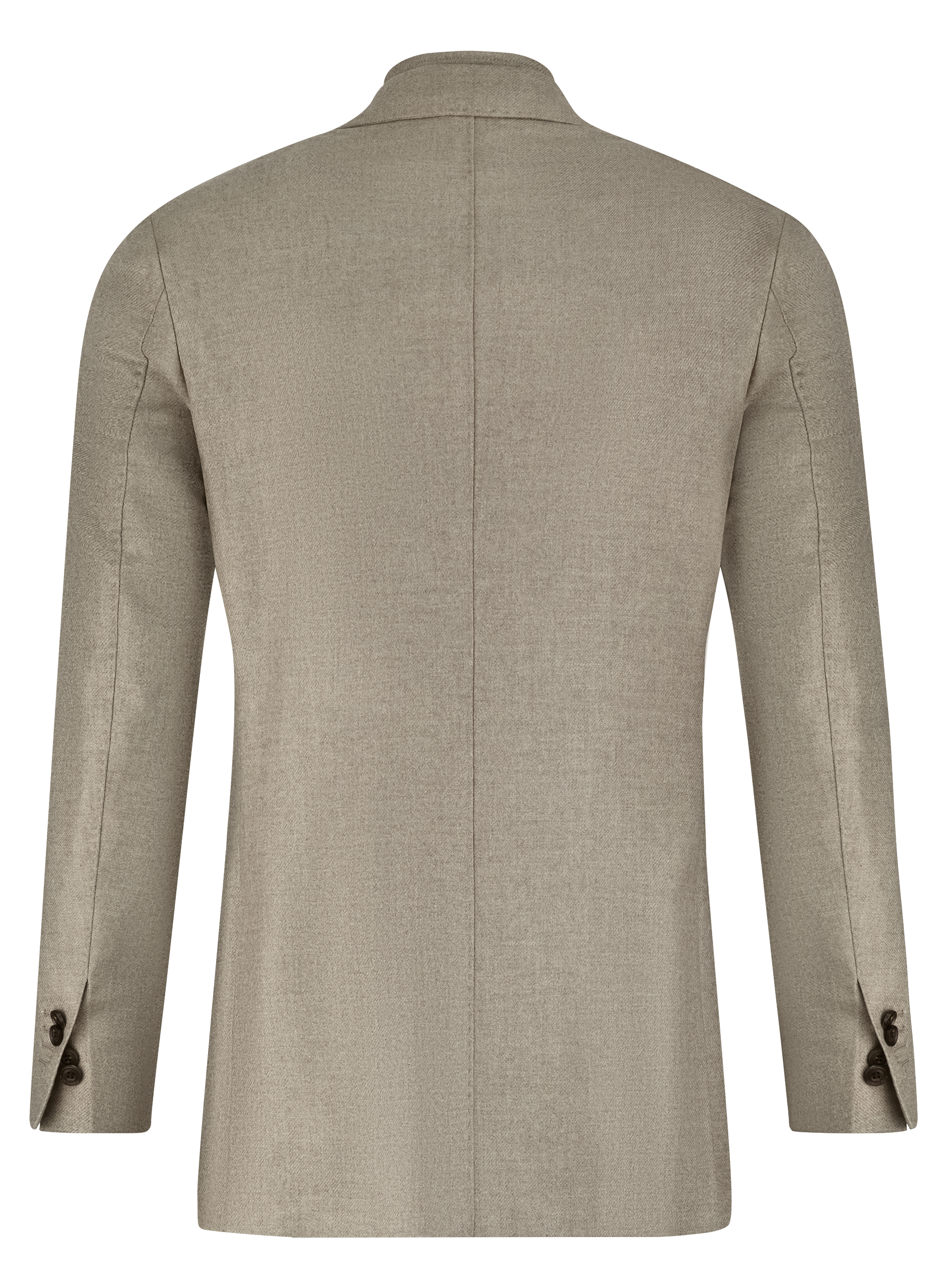 Jasje met uitneembare kraag van wol | Beige