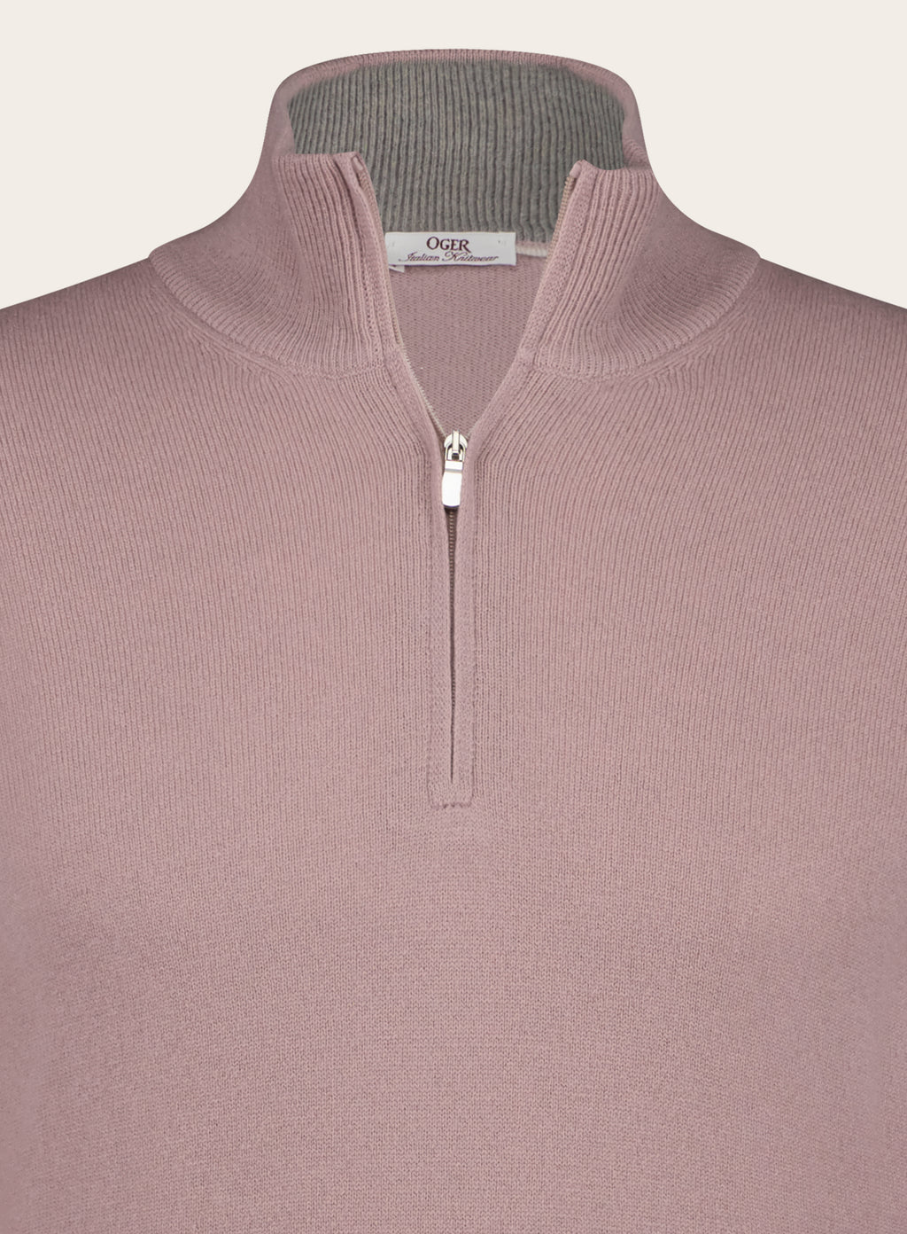 Half-zip van wol en cashmere | FULL_WIDTH | ROZE