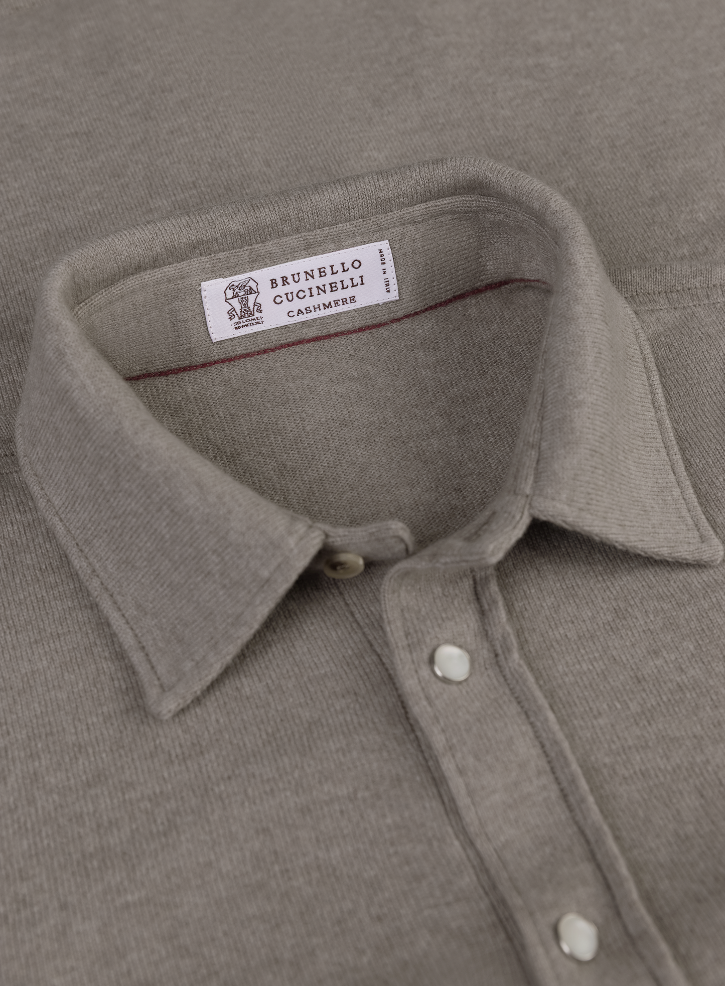 Overshirt van wol, cashmere en zijde | FULL_WIDTH | TAUPE