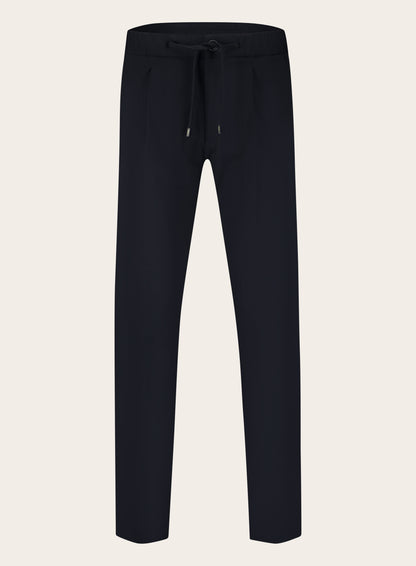 Jog pantalon met stretch | BLUE NAVY