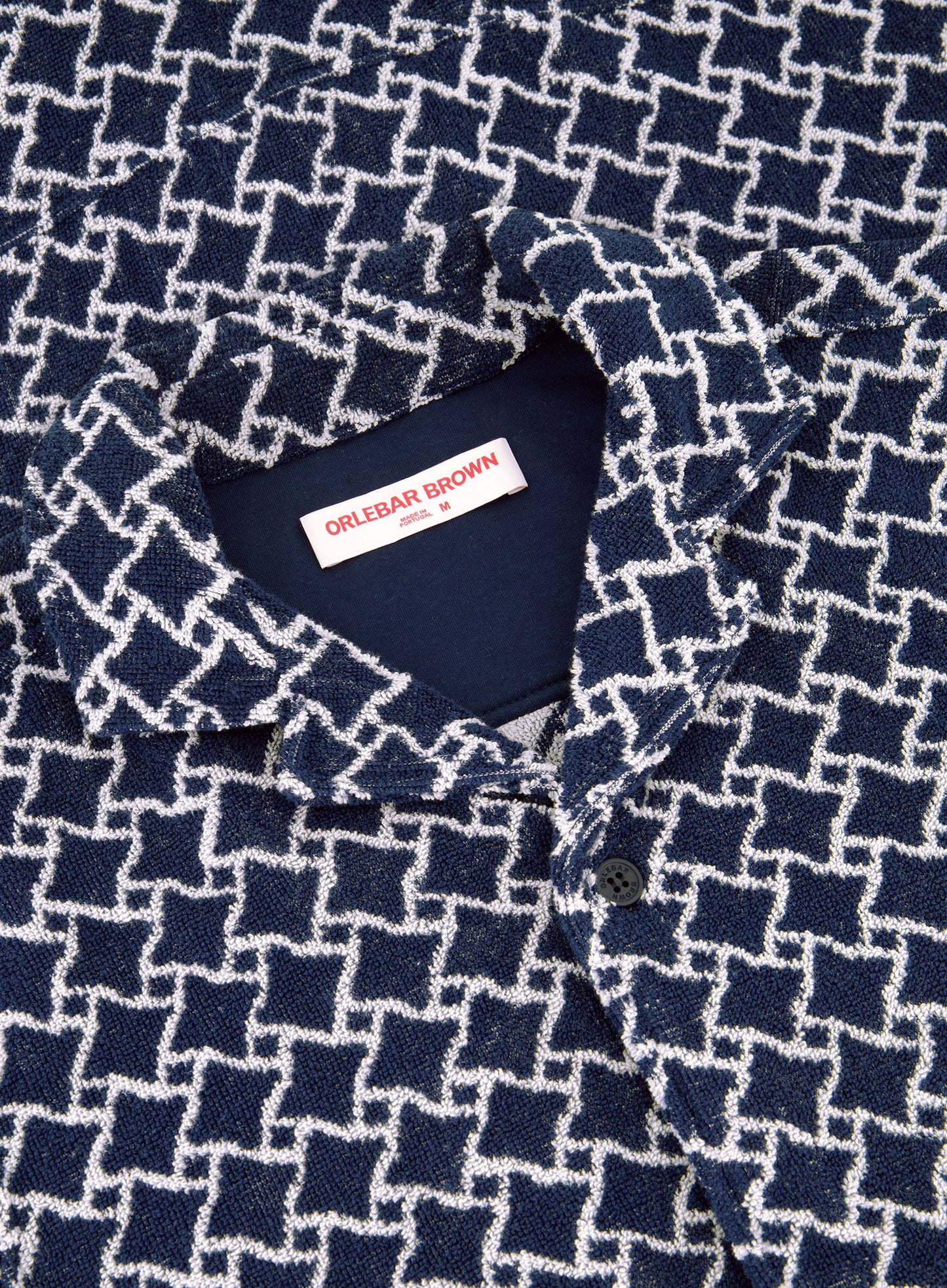 Howel badstof shirt met print | BLUE NAVY