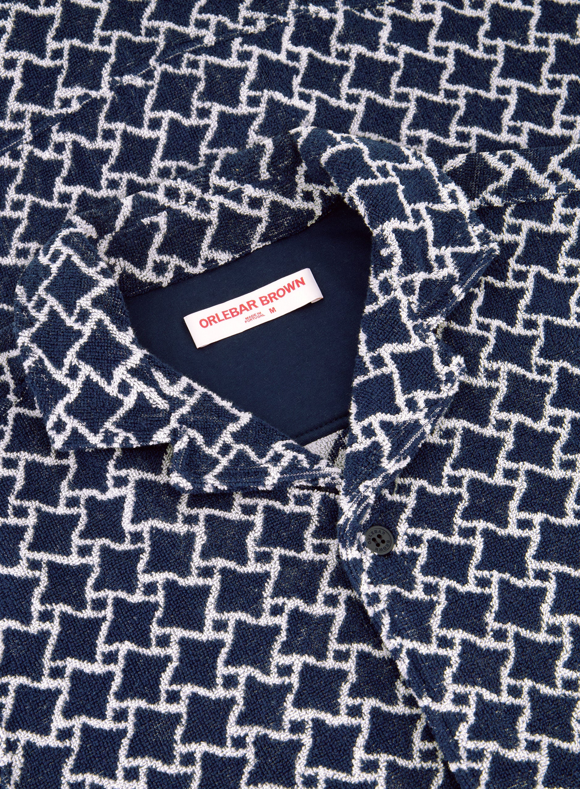 Howel badstof shirt met print | FULL_WIDTH | BLUE NAVY