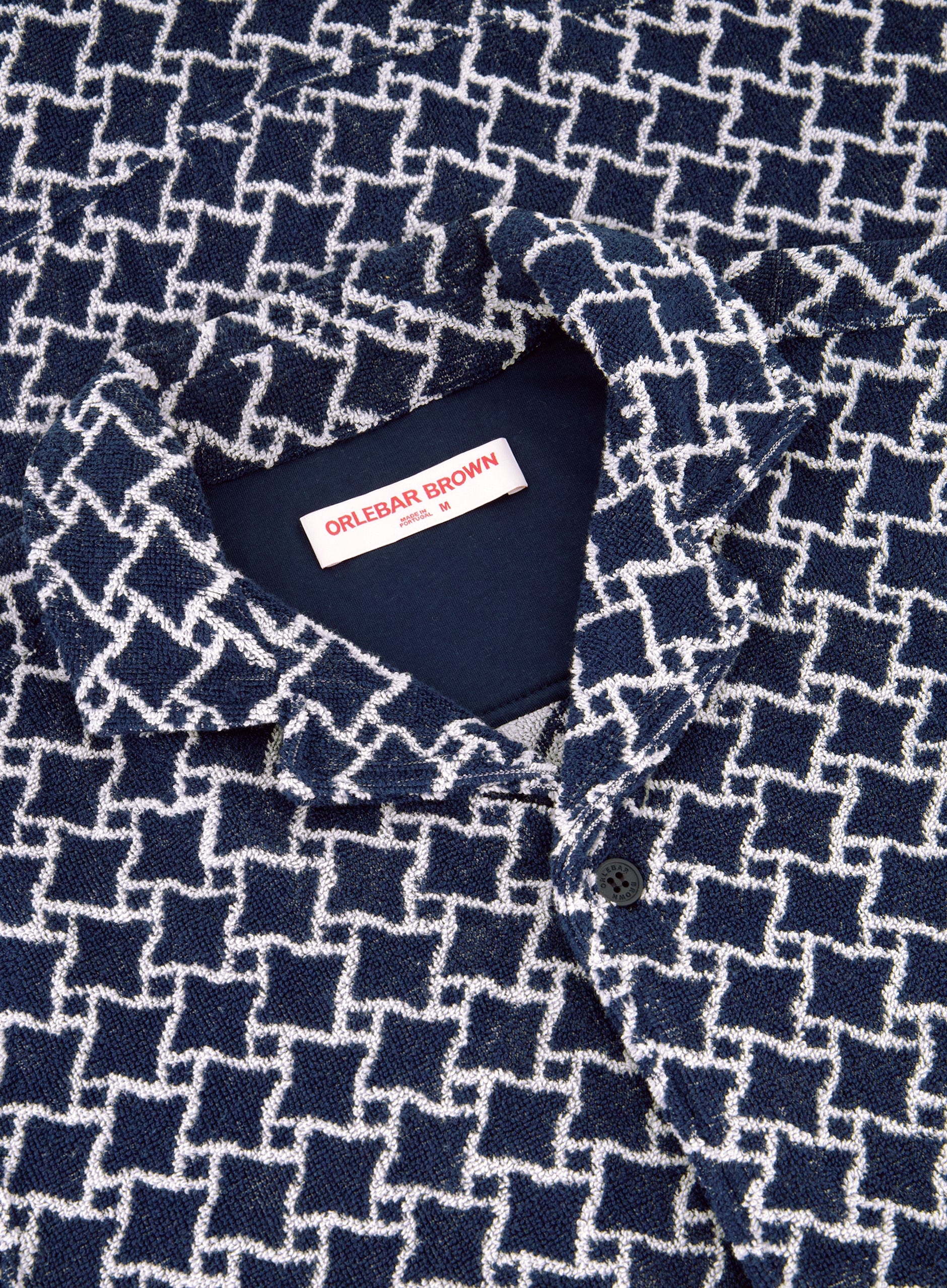 Howel badstof shirt met print | BLUE NAVY