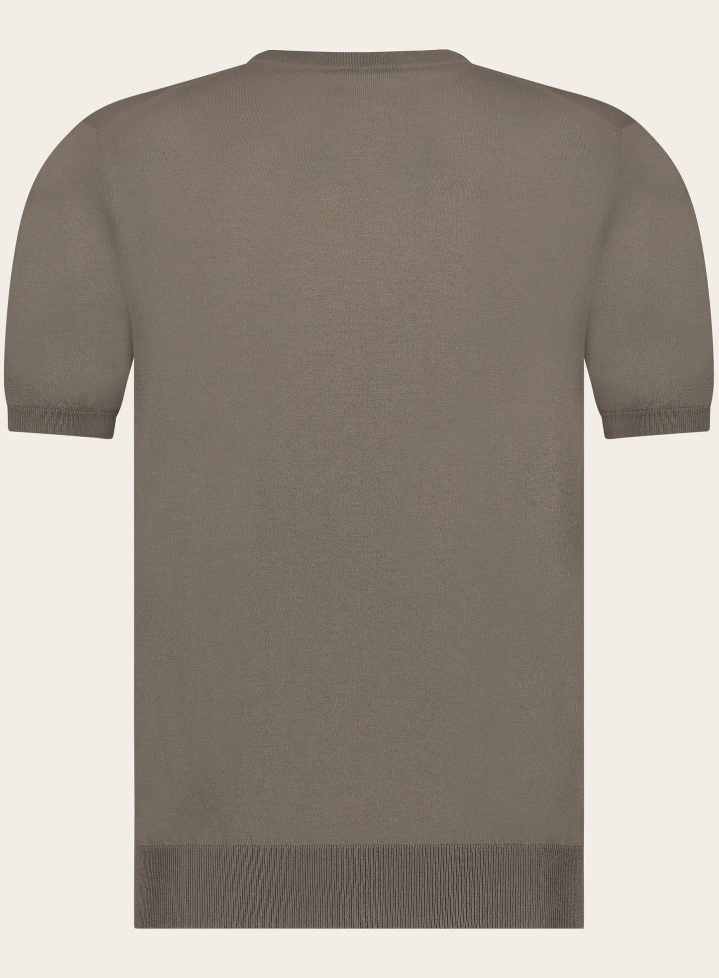 T-Shirt van katoen | TAUPE