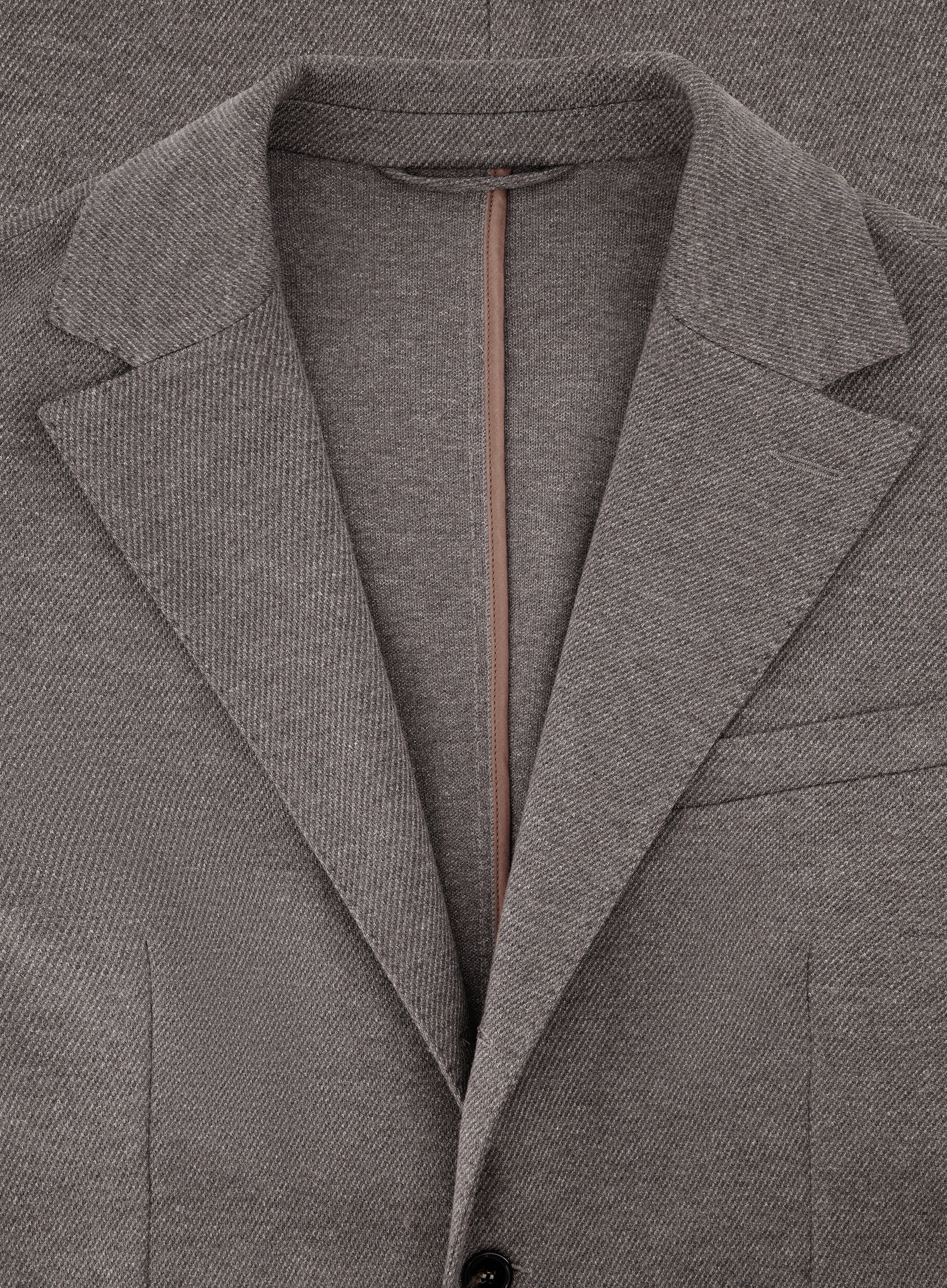 Gemêleerd colbert van wol en katoen | FULL_WIDTH | TAUPE