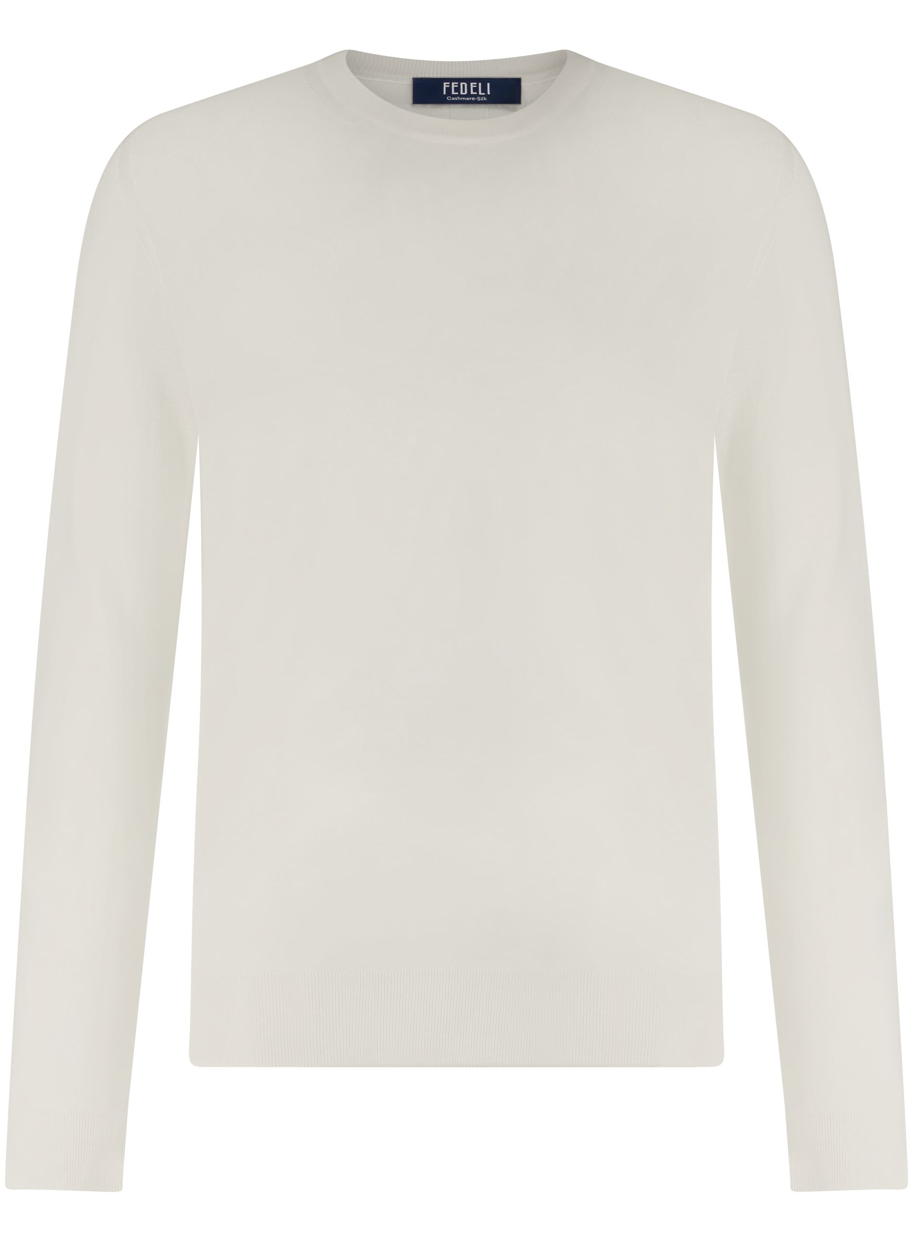 Longsleeve crewneck van cashmere en zijde | Off-White