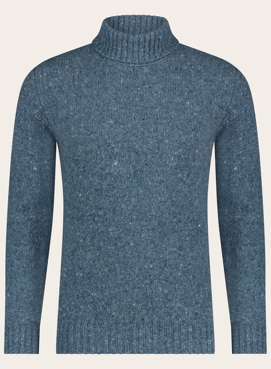 Coltrui van cashmere en wol | JEANS BLAUW