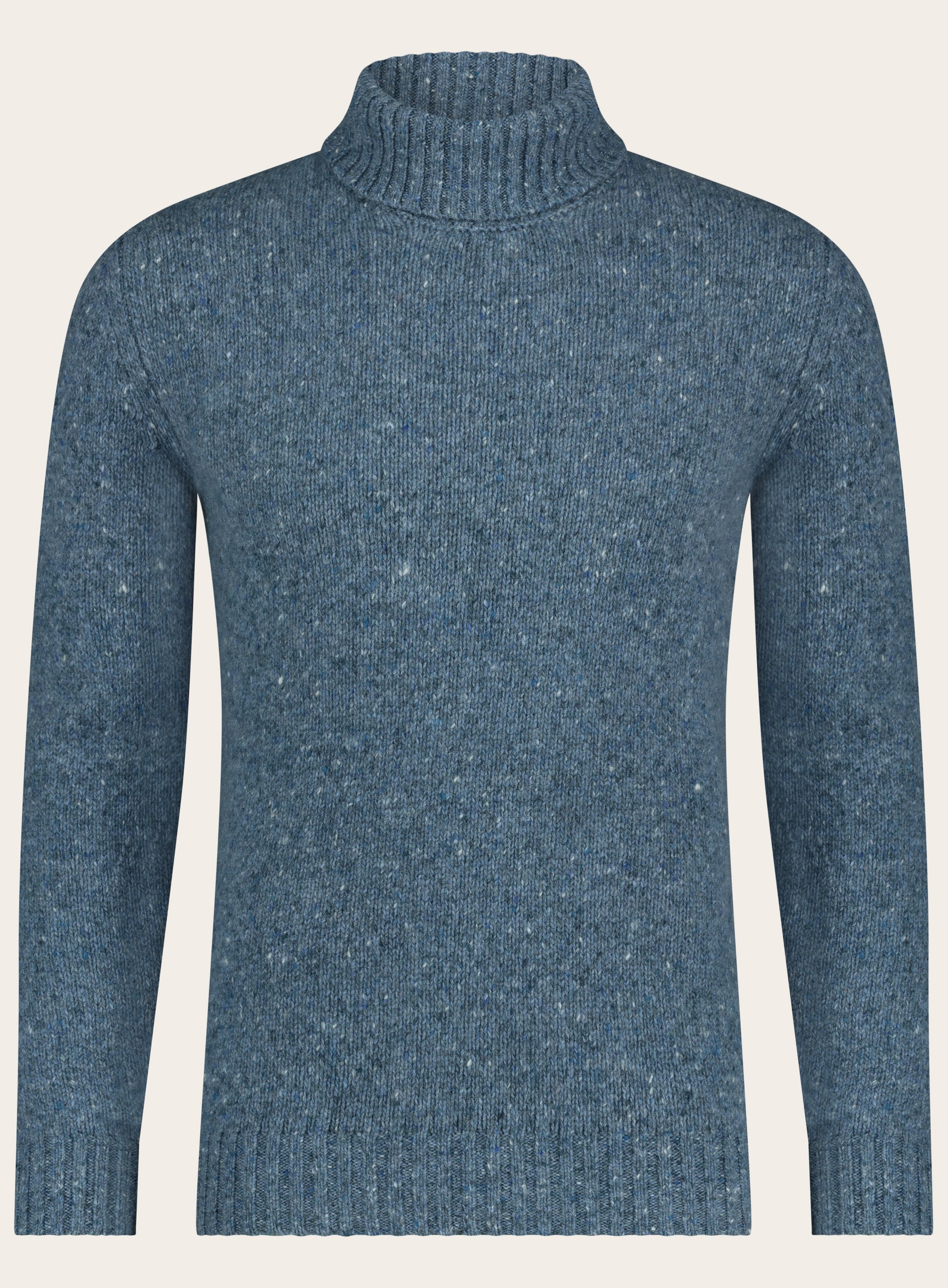 Coltrui van cashmere en wol | JEANS BLAUW