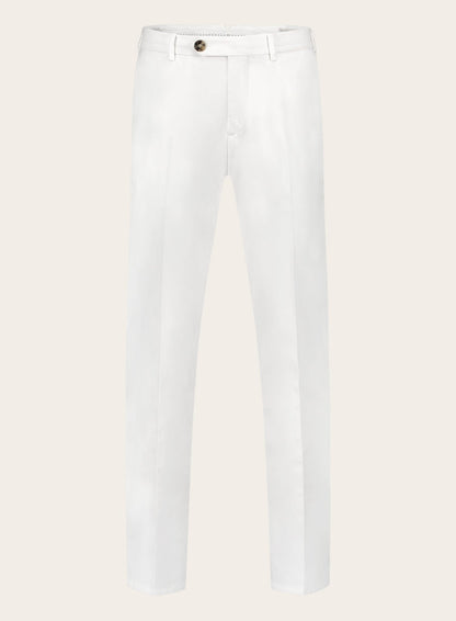 Pantalon van katoen | Wit