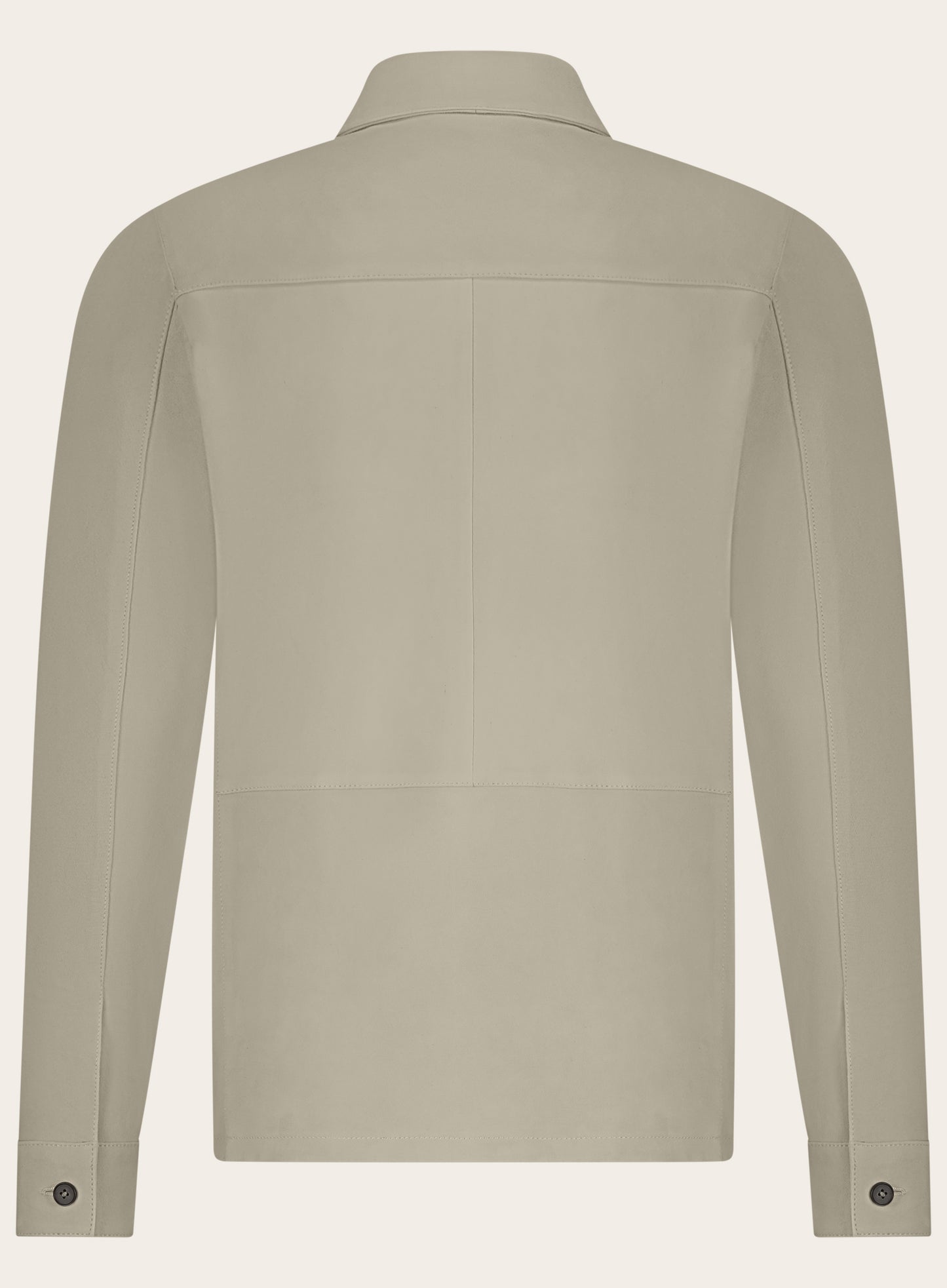 Dex overshirt van suėde | L.BEIGE