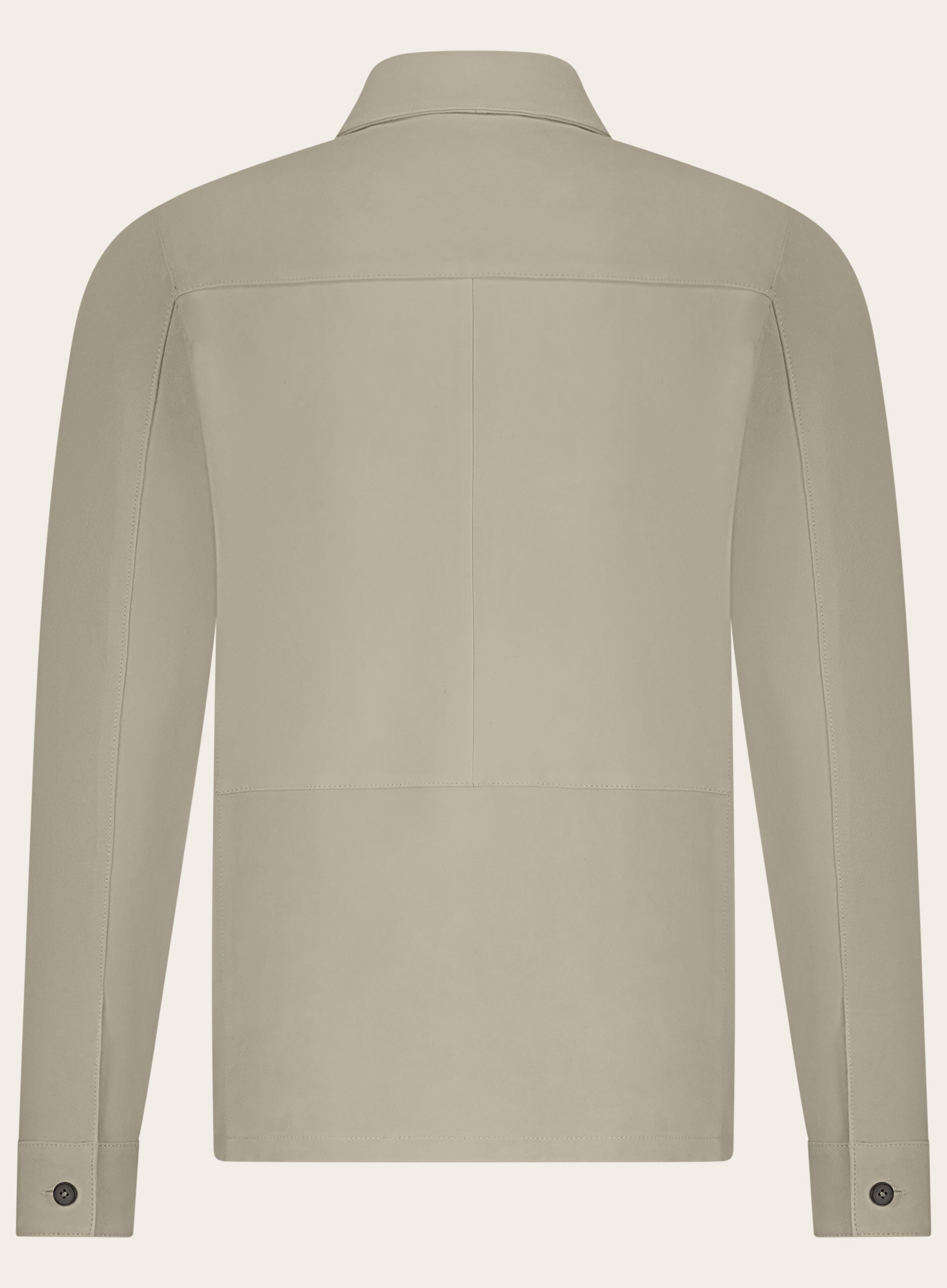 Dex overshirt van suėde | L.BEIGE