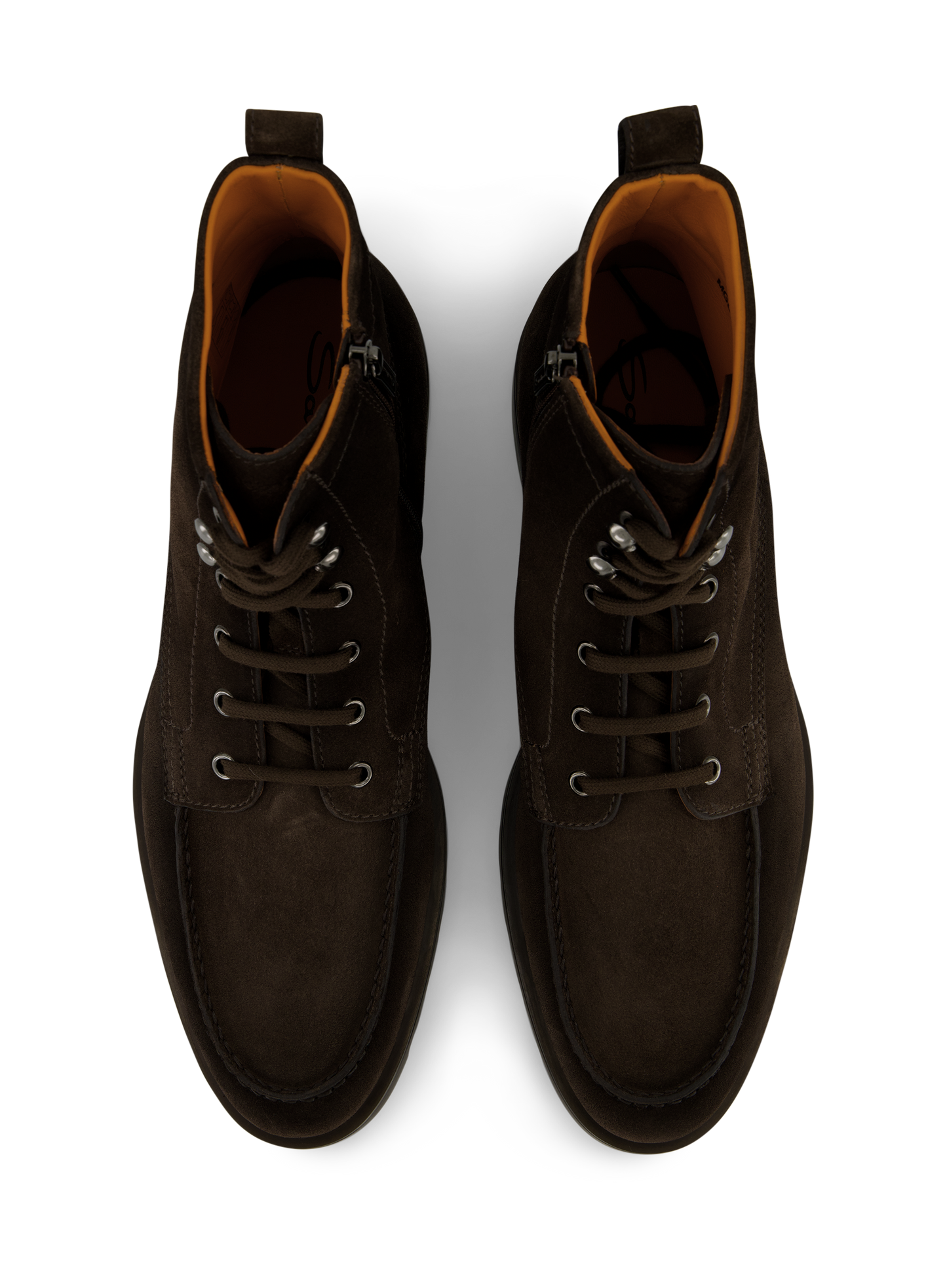 Veterboots van suède | D.Bruin
