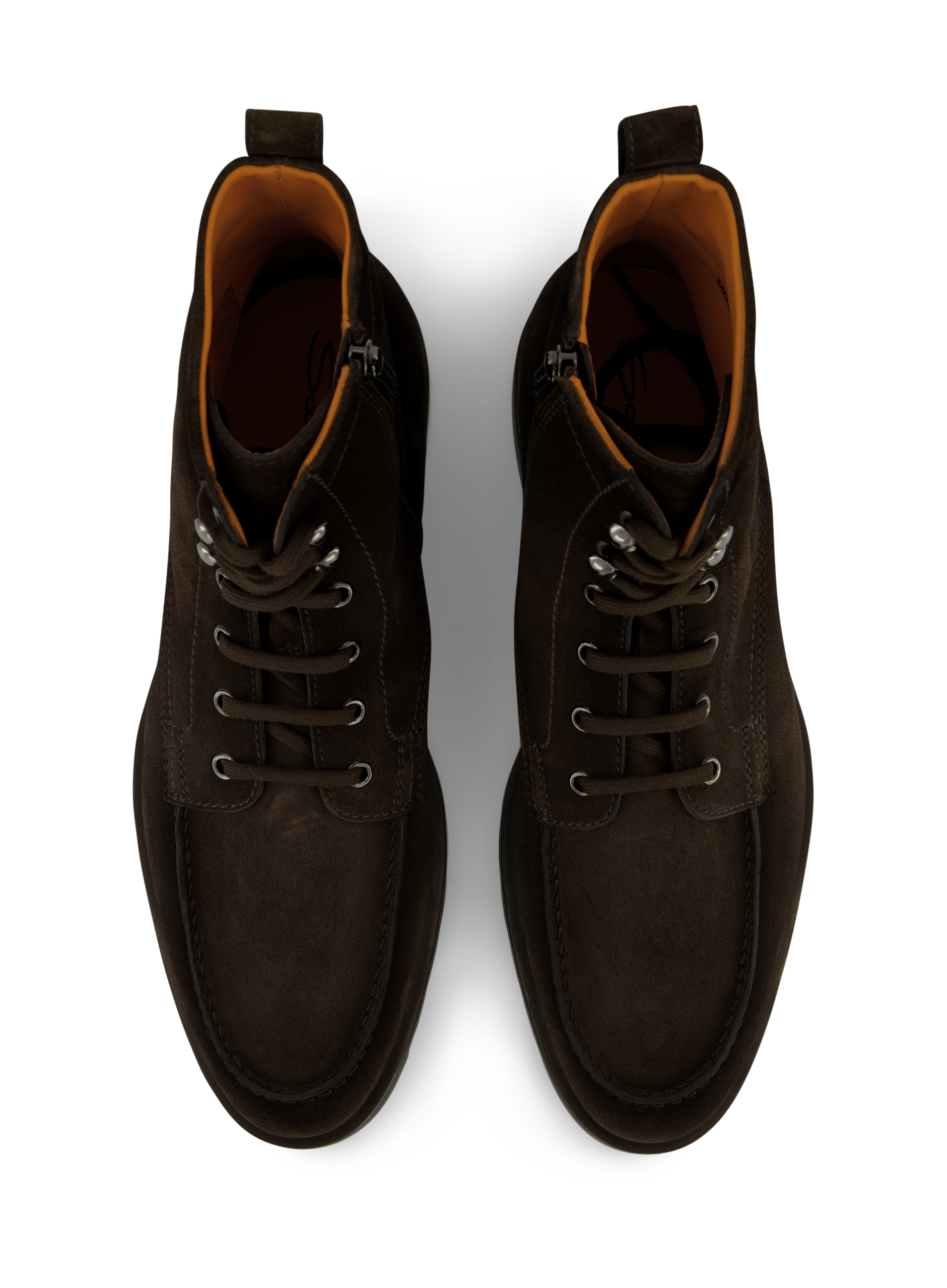 Veterboots van suède | D.Bruin