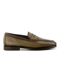 Penny loafers van leer | TAUPE