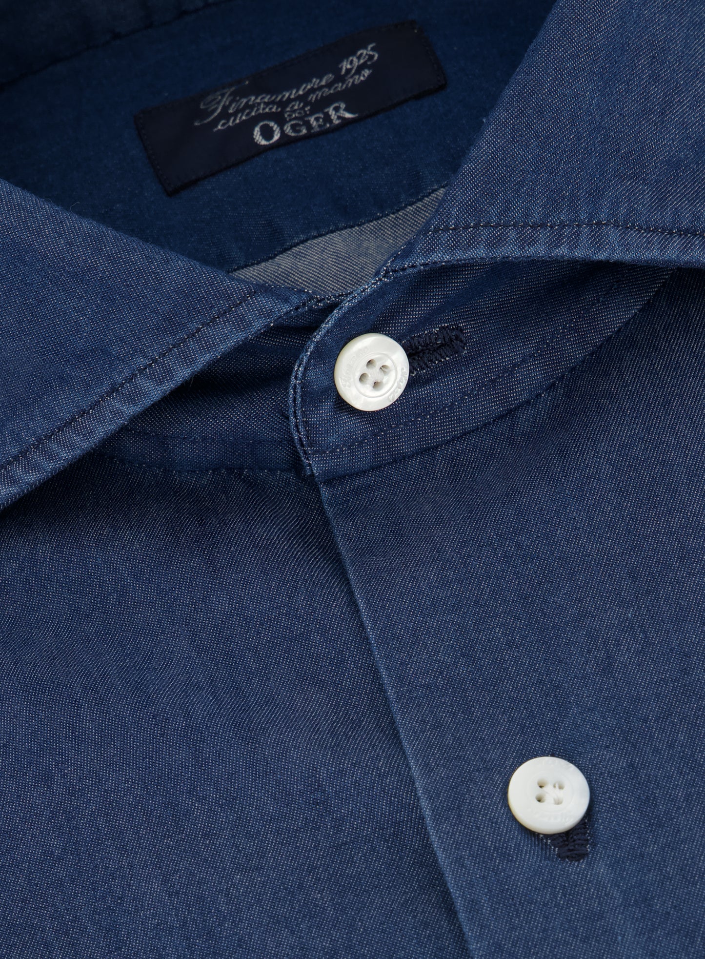 Regular-fit denim overhemd | Blue Denim